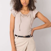 Bluzka Model DHJ-BZ-13301.34P Beige – Italy Moda