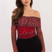 Bluzka Model DHJ-BZ-18701.59 Red – Italy Moda