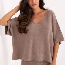 Sweter Damski Model IT-SW-2202.52 Dark Beige – Italy Moda