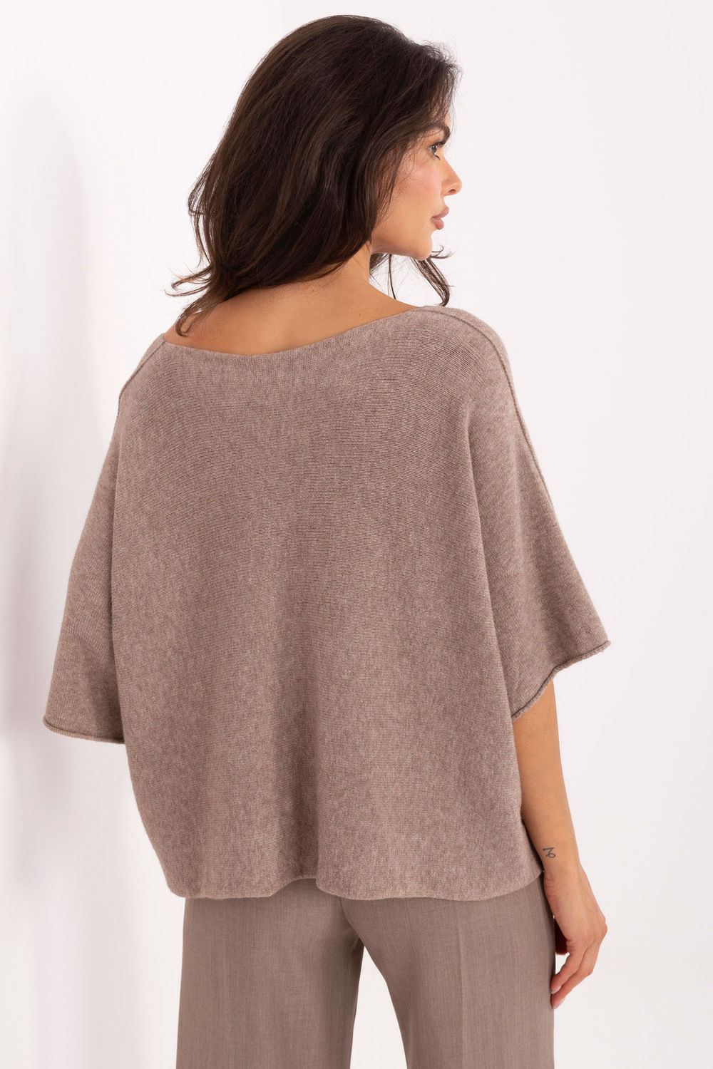 Sweter Damski Model IT-SW-2202.52 Dark Beige - Italy Moda - obrazek 4