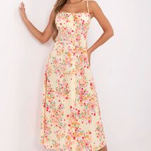 Sukienka Model MI-SK-23817-1.88 Light Yellow – Italy Moda