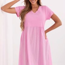 Sukienka Model DHJ-SK-25370.85 Pink – Italy Moda