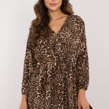 Sukienka Model DHJ-SK-19861-2.02 Black/Beige – Italy Moda