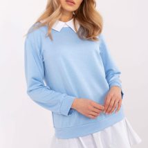 Bluzka Model MI-BZ-A5997.49 Light Blue – Italy Moda