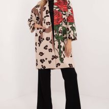 Płaszcz Damski Model DHJ-PL-19821.60P Beige – Italy Moda