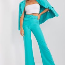 Spodnie Damskie Model DHJ-SP-18737.68 Turkus – Italy Moda