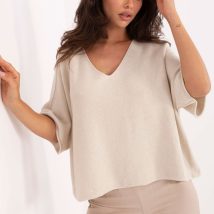Sweter Damski Model IT-SW-2202.52 Light Beige – Italy Moda