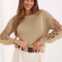 Sweter Damski Model MI-SW-1606.96 Gold – Italy Moda
