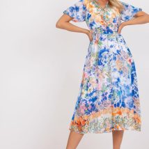 Sukienka Model DHJ-SK-15967-1.01P White/Blue – Italy Moda