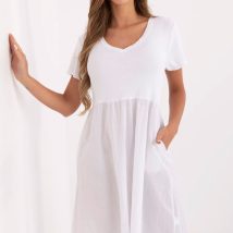 Sukienka Model DHJ-SK-25370.85 White – Italy Moda