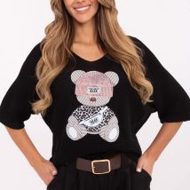 Sweter Damski Model MI-SW-2102.14 Black – Italy Moda