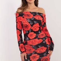Sukienka Model DHJ-SK-18688.36 Black/Red – Italy Moda