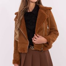 Kurtka Damska Model MI-KR-21848.71 Light Brown – Italy Moda