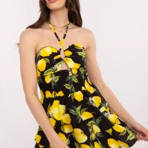 Sukienka Model MI-SK-23708.60 Black/Yellow – Italy Moda