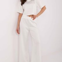 Spodnie Komplet Model DHJ-KMPL-20596.02 Ecru – Italy Moda