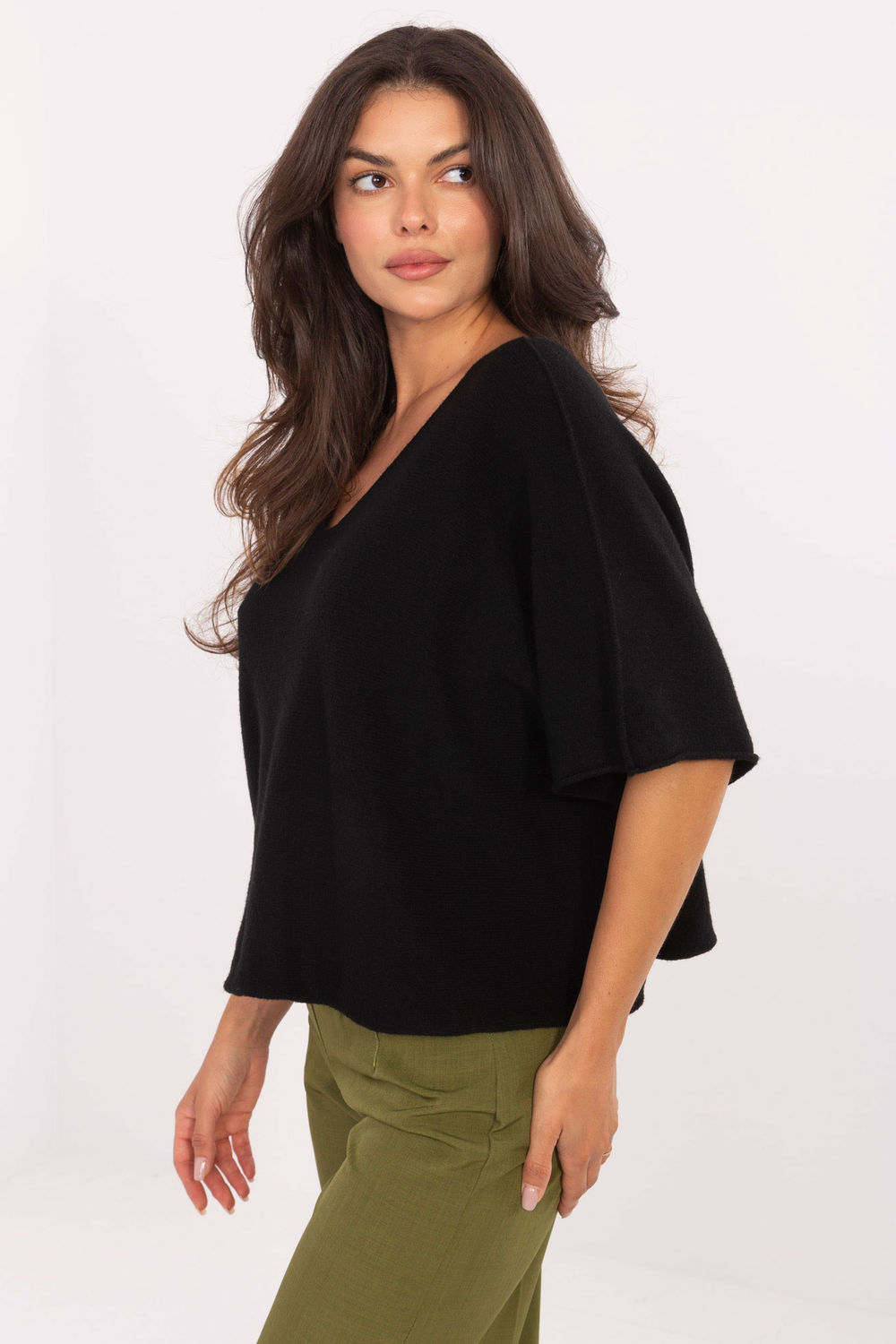 Sweter Damski Model IT-SW-2202.52 Black - Italy Moda - obrazek 3