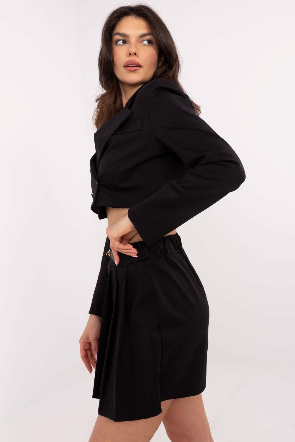 Spodnie Spódnicospodnie Model MI-SD-G60501.66P Black - Italy Moda