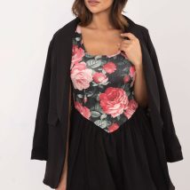 Sukienka Model DHJ-SK-19805-2.65 Black/Pink – Italy Moda