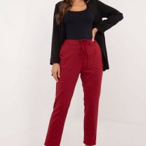 Spodnie Dresowe Model DHJ-SP-A7690.01P Bordo – Italy Moda