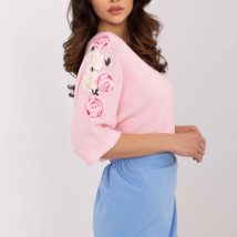 Sweter Damski Model MI-SW-7003.21 Light Pink – Italy Moda