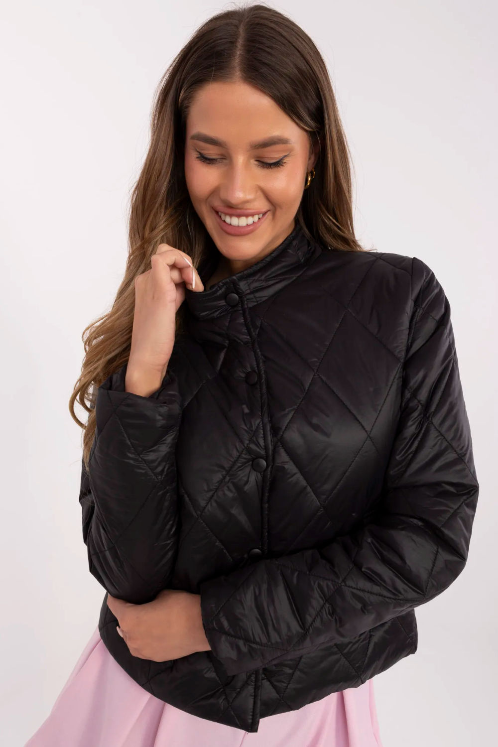 Kurtka Damska Model MI-KR-88366.73P Black - Italy Moda - obrazek 3