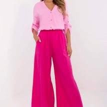 Spodnie Damskie Model MI-SP-2563.84 Fuksja – Italy Moda