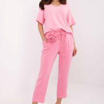 Spodnie Dresowe Model DHJ-SP-20323.70 Pink – Italy Moda