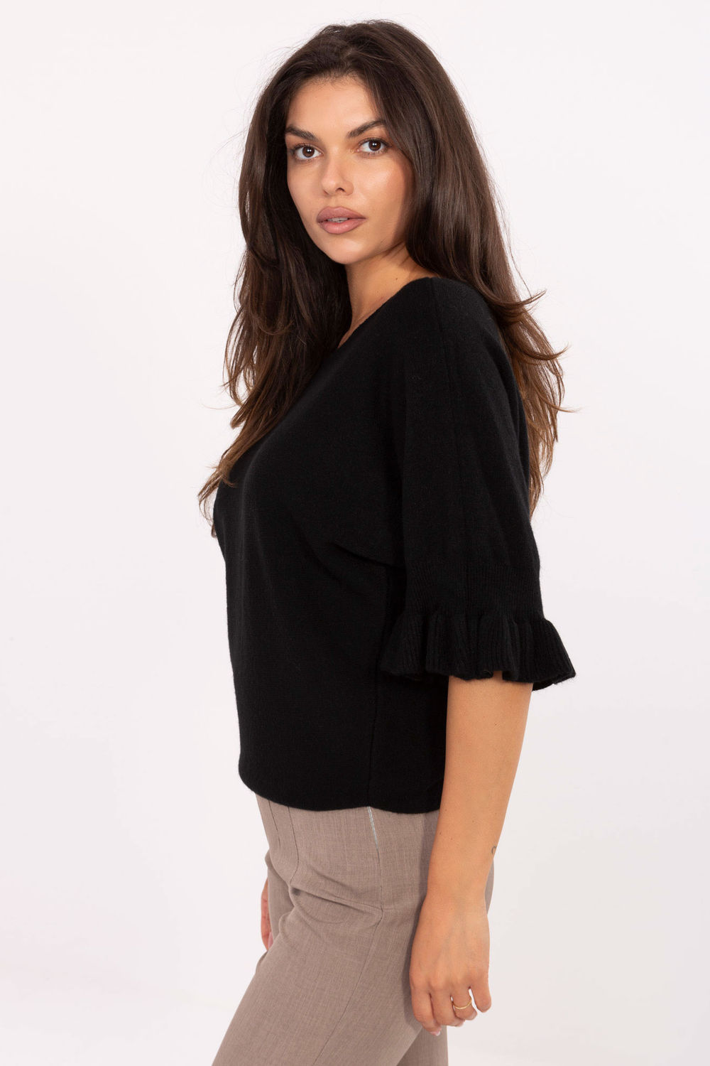 Sweter Damski Model IT-SW-99244.65 Black - Italy Moda - obrazek 3