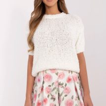 Szorty Damskie Model MI-SN-2718041-2.64 Ecru – Italy Moda