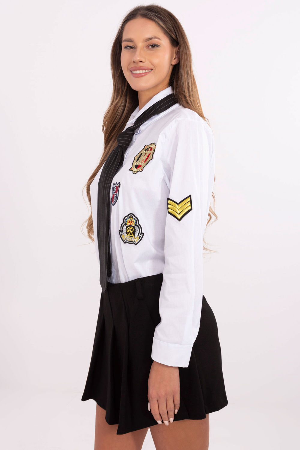 Koszula Damska Model DHJ-KS-20168.08P White - Italy Moda - obrazek 3