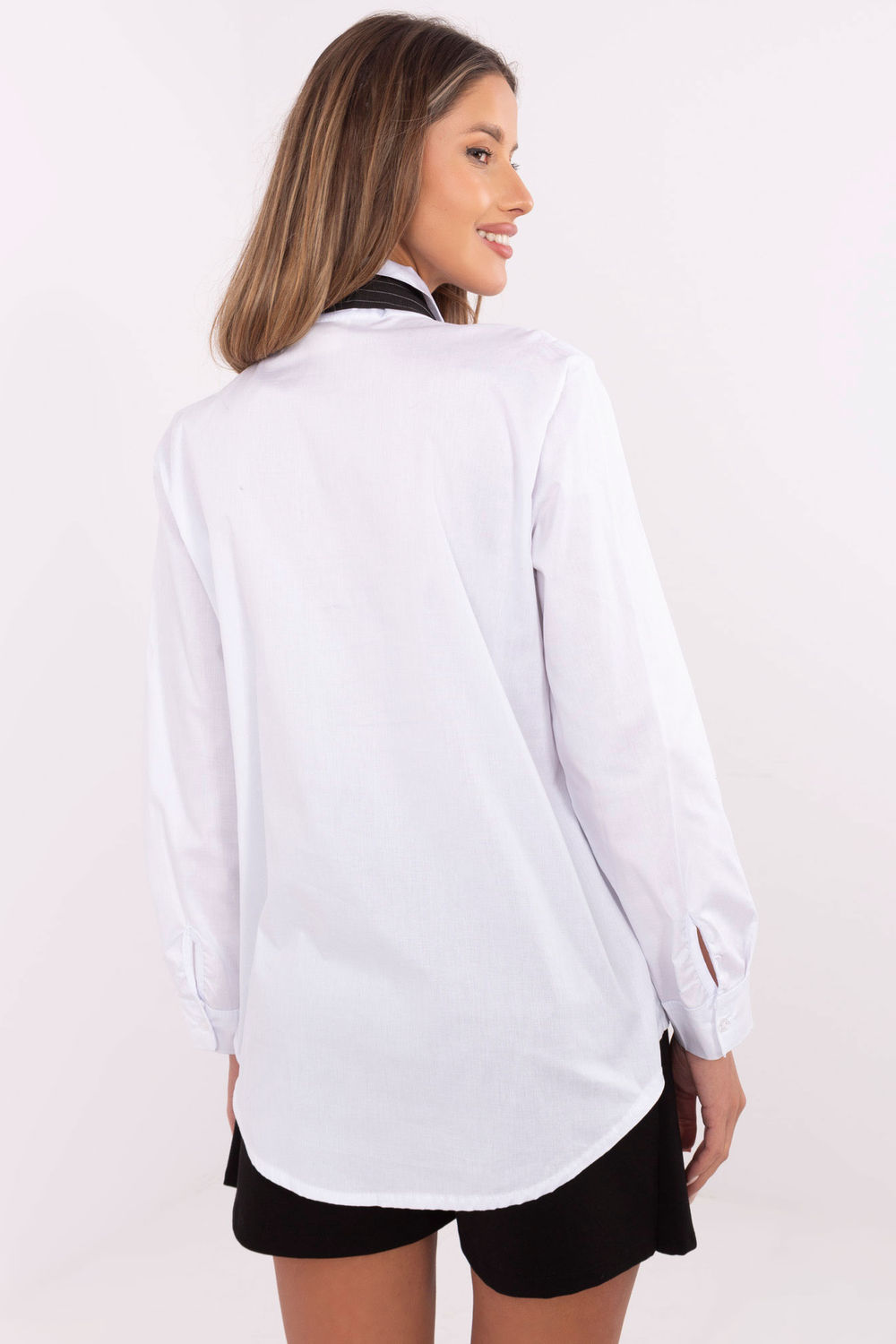 Koszula Damska Model DHJ-KS-20168.08P White - Italy Moda - obrazek 4