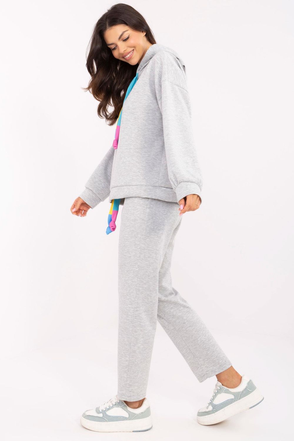 Spodnie Komplet Model DHJ-KMPL-20335.44 Grey - Italy Moda - obrazek 3