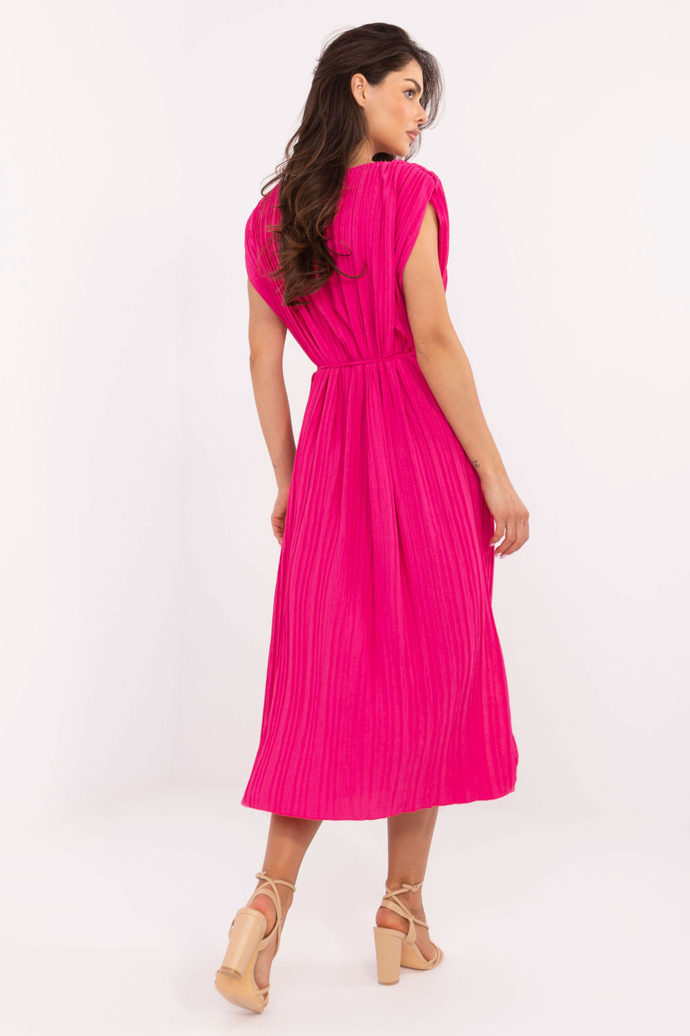 Sukienka Model MI-SK-A2576.86 Fuksja - Italy Moda - obrazek 4