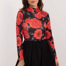 Sukienka Model DHJ-SK-19959.35 Black/Red – Italy Moda