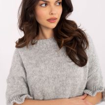 Sweter Damski Model MI-SW-2913.99 Grey – Italy Moda