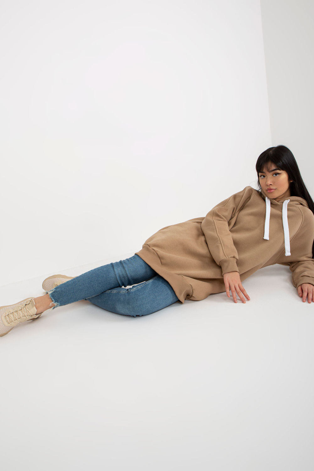 Bluza Damska Model EM-BL-695.25X Dark Beige - Ex Moda - obrazek 5