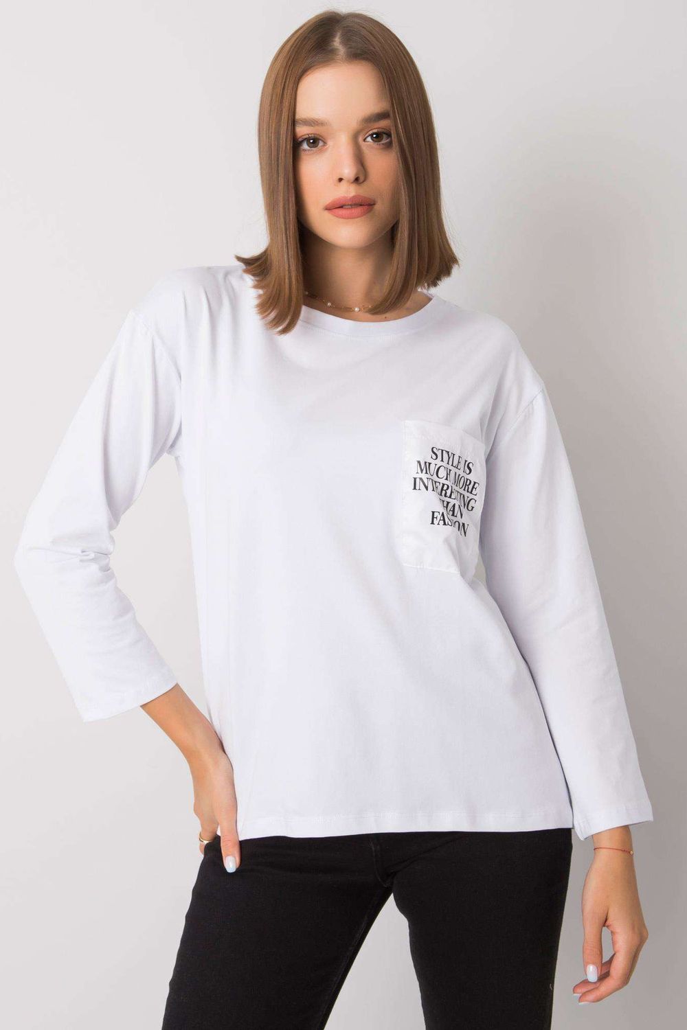 Bluzka Model EM-BZ-612.74P White - Ex Moda - obrazek 3