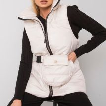 Kamizelka Model EM-KZ-611.40X Ecru – Ex Moda