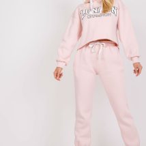Spodnie Komplet Model EM-KMPL-720.01 White/Pink – Ex Moda