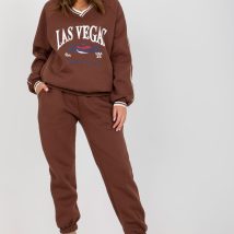 Spodnie Komplet Model EM-KMPL-769.19X Dark Brown – Ex Moda