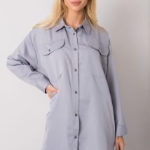 Koszula Damska Model EM-KS-678-1.09 Grey – Ex Moda