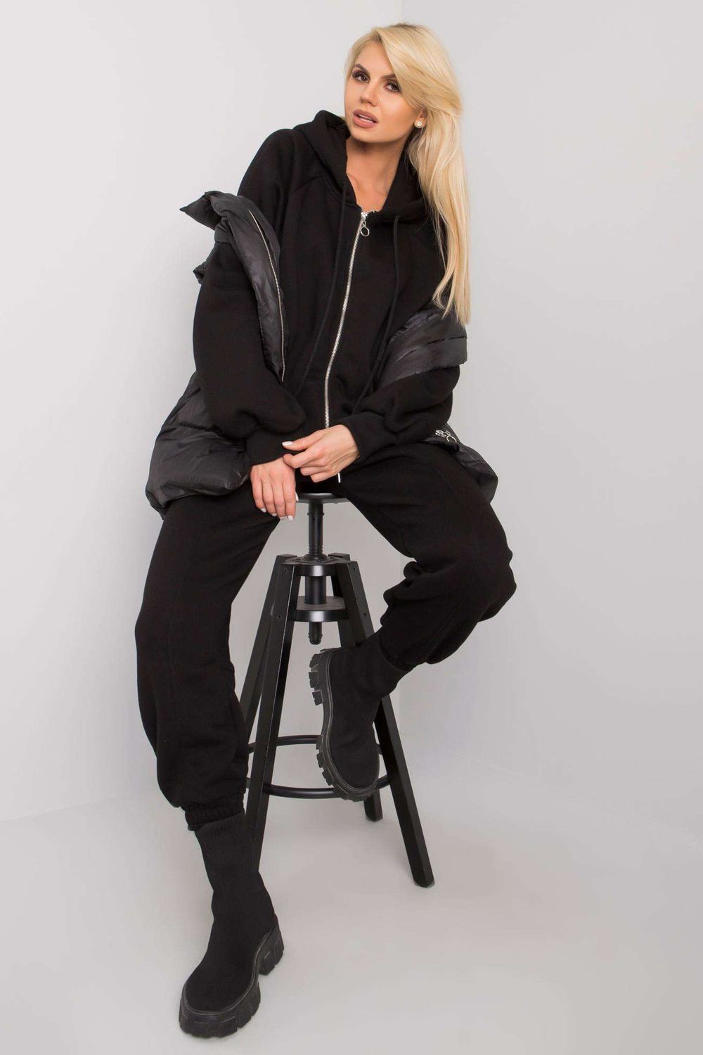 Spodnie Komplet Model EM-KMPL-540.24X Black - Ex Moda - obrazek 2
