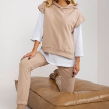 Spodnie Komplet Model EM-KMPL-764.64 Beige – Ex Moda