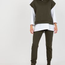 Spodnie Komplet Model EM-KMPL-764.64 Khaki – Ex Moda