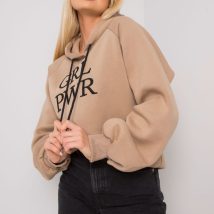 Bluza Damska Model EM-BL-651/3.39X Dark Beige – Ex Moda