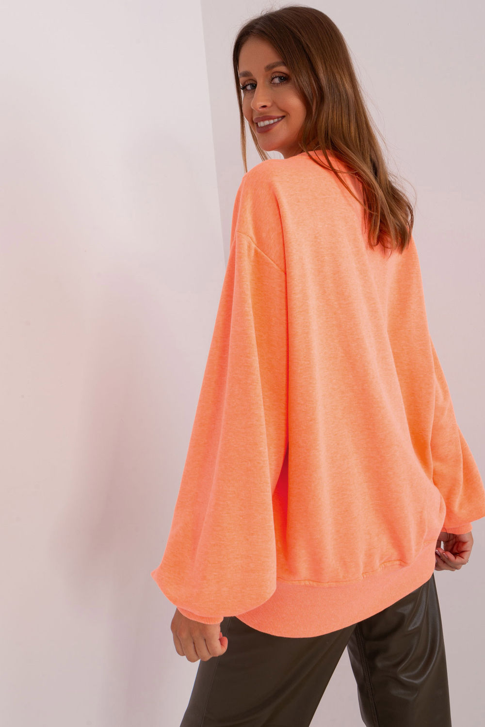 Bluza Damska Model EM-BL-716.14 Fluo Orange - Ex Moda - obrazek 4