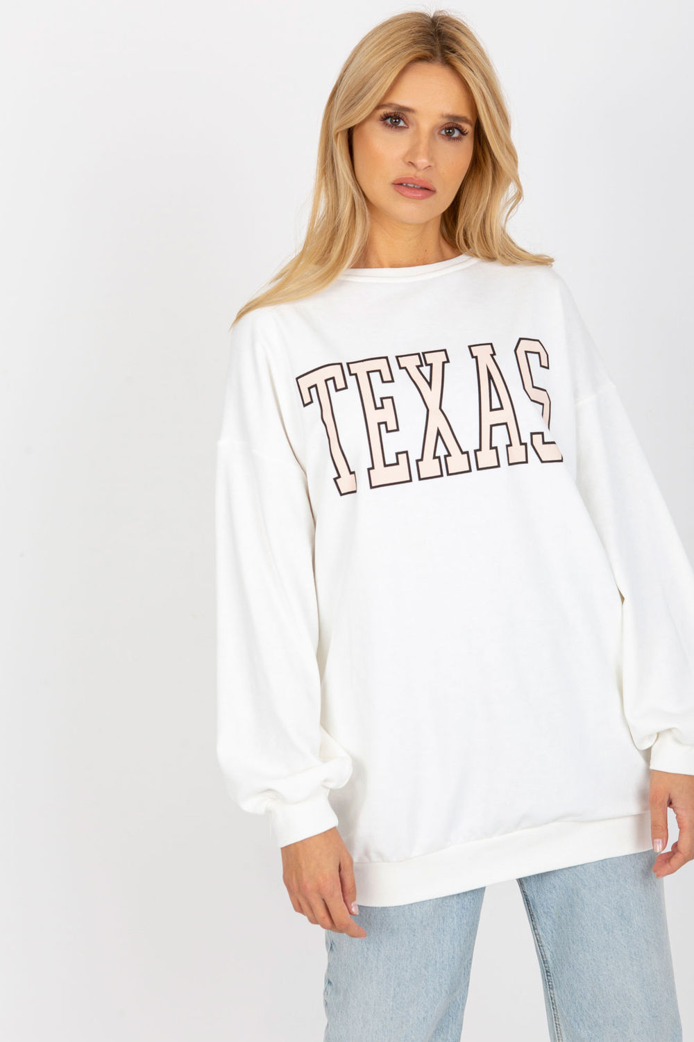 Bluza Damska Model EM-BL-U719.82P White/Pink - Ex Moda