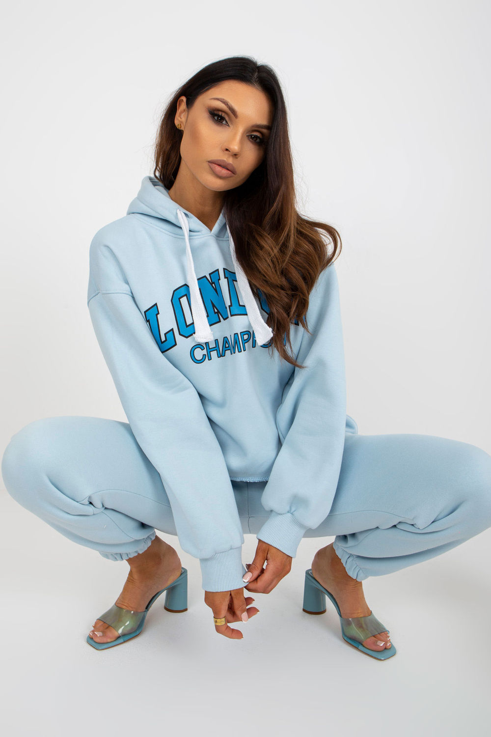 Spodnie Komplet Model EM-KMPL-720.01 Light Blue - Ex Moda - obrazek 3