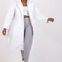 Płaszcz Damski Model EM-PL-655.91 White – Ex Moda