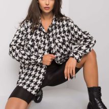 Koszula Damska Model EM-KS-178.34 White/Black – Ex Moda